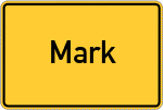 Place name sign Mark