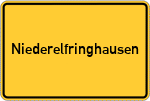 Place name sign Niederelfringhausen