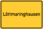 Place name sign Löttmaringhausen