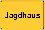 Place name sign Jagdhaus, Sauerland