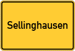 Place name sign Sellinghausen