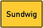 Place name sign Sundwig