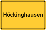 Place name sign Höckinghausen