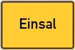 Place name sign Einsal