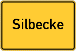 Place name sign Silbecke