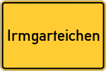 Place name sign Irmgarteichen