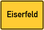 Place name sign Eiserfeld