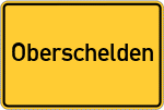 Place name sign Oberschelden