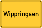 Place name sign Wippringsen