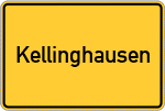 Place name sign Kellinghausen