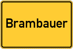 Place name sign Brambauer