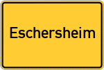 Place name sign Eschersheim