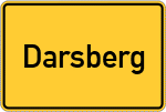 Place name sign Darsberg