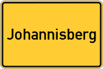 Place name sign Johannisberg, Rheingau
