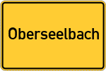 Place name sign Oberseelbach, Untertaunus