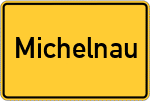 Place name sign Michelnau