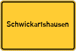 Place name sign Schwickartshausen