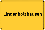 Place name sign Lindenholzhausen