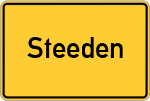 Place name sign Steeden