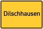 Place name sign Dilschhausen