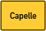 Place name sign Capelle, Hof