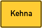Place name sign Kehna