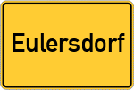 Place name sign Eulersdorf