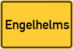 Place name sign Engelhelms