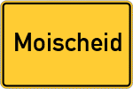 Place name sign Moischeid