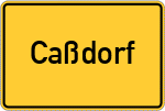 Place name sign Caßdorf