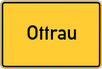 Place name sign Ottrau