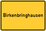 Place name sign Birkenbringhausen