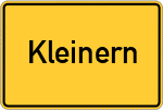 Place name sign Kleinern
