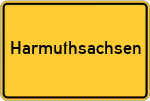 Place name sign Harmuthsachsen