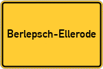 Place name sign Berlepsch-Ellerode