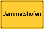 Place name sign Jammelshofen