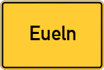 Place name sign Eueln
