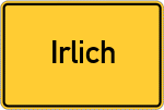 Place name sign Irlich