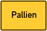 Place name sign Pallien