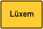 Place name sign Lüxem