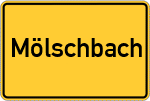 Place name sign Mölschbach
