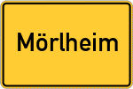 Place name sign Mörlheim