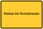Place name sign Neubau bei Rockenhausen