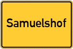 Place name sign Samuelshof