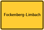 Place name sign Fockenberg-Limbach