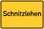 Place name sign Schnitzlehen