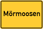 Place name sign Mörmoosen