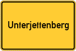 Place name sign Unterjettenberg