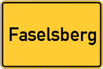 Place name sign Faselsberg