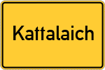 Place name sign Kattalaich
